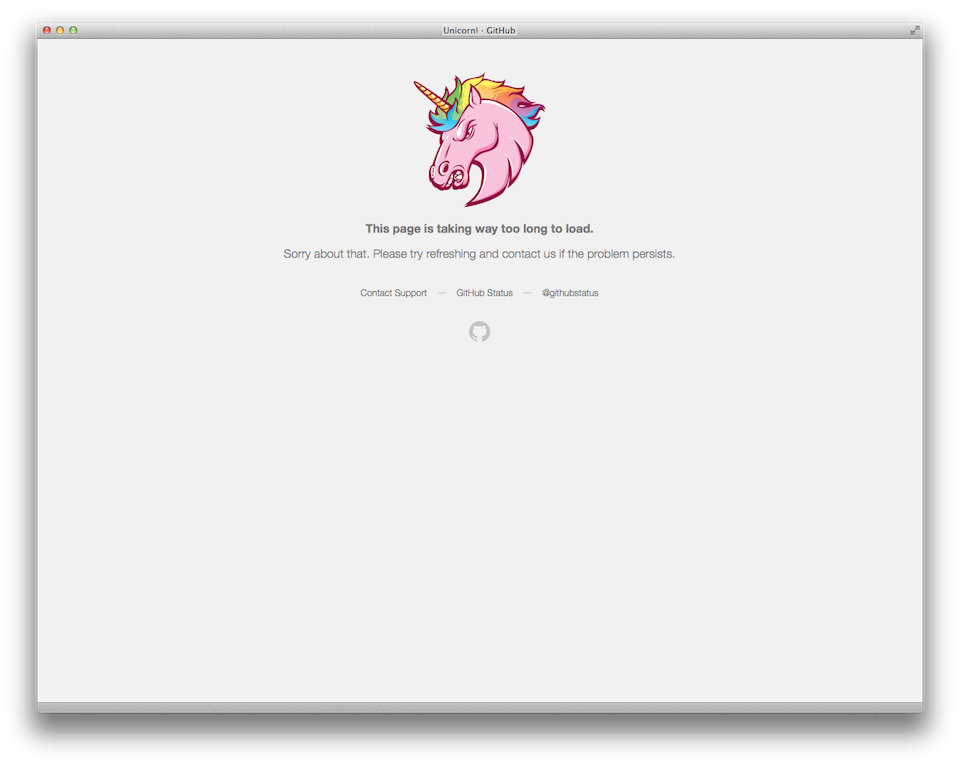 github 501 error