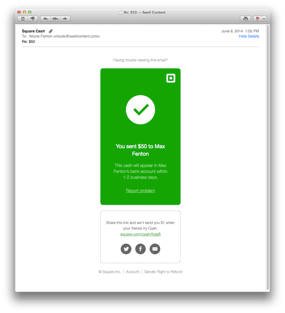 squarecash notification email